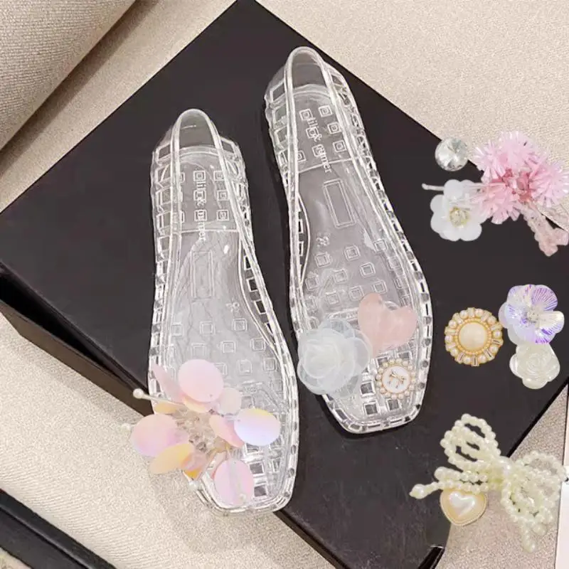 

Beaded Crystal Shoe Clips Sweet Cool Pearl Sequin Shoe Charms Tassel Pendant Flower Shoe Buckles Accessories Shiny Shoe Ornament
