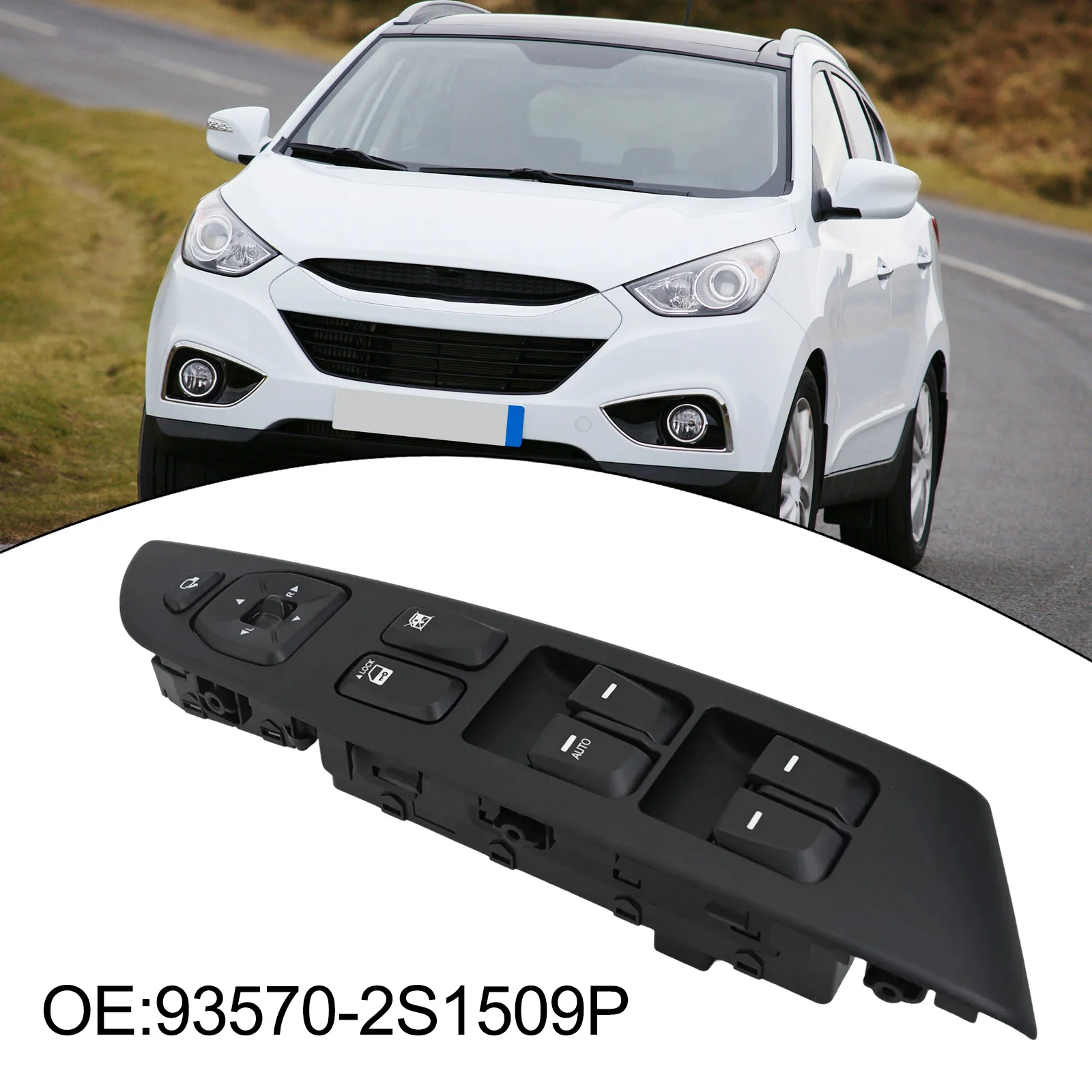 High Universality Master Power Window Switch Car Window Switch Anti-corrosion Black Color High-quality Materials