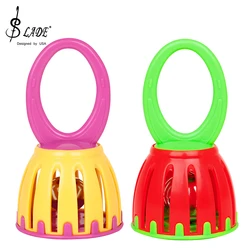 SLADE Kids Educational Cage Bells Orff Early Learning Rattle Tambourine Hand Shaker for Kids Boys Early Music Educational Girls