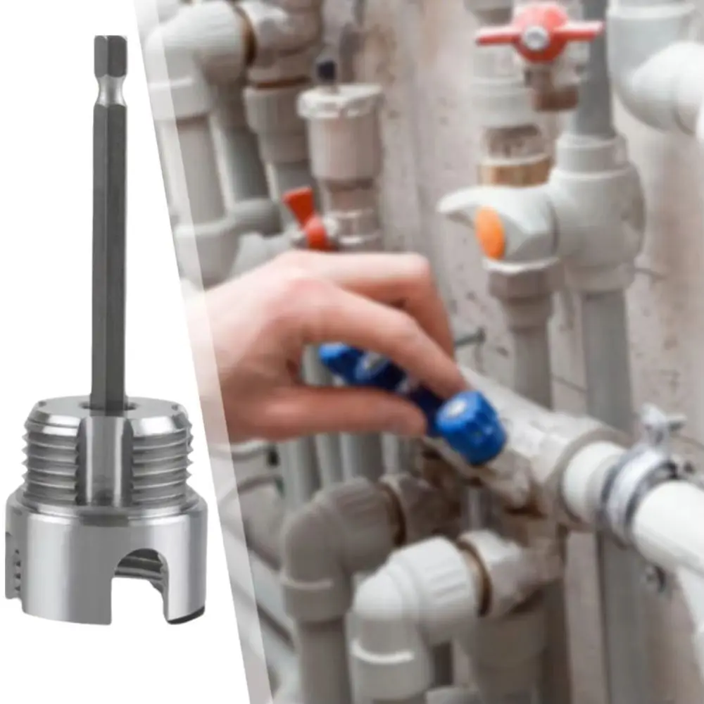 1 Inch Pipe Threader Internal External Easy-Operate Pipe Tapping Tool Multi-Use Powerful Claw Universal Thread Tool