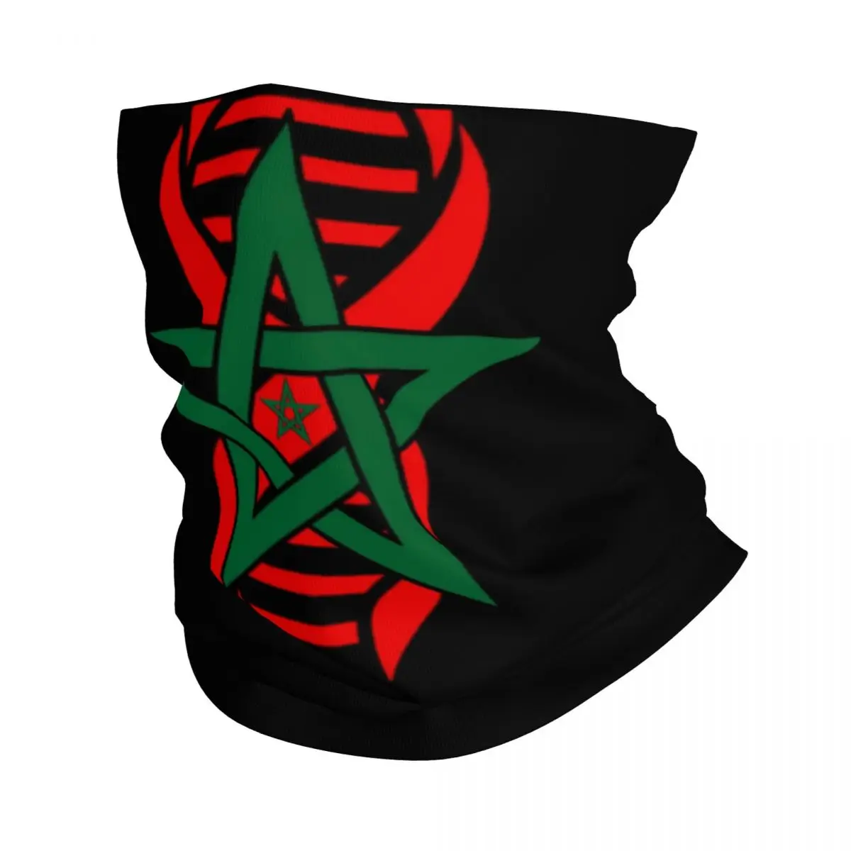 Custom Moroccan Flag Its In My DNA Morocco Bandana Neck Gaiter UV Protection Face Scarf Cover Men Women Headwear Tube Balaclava