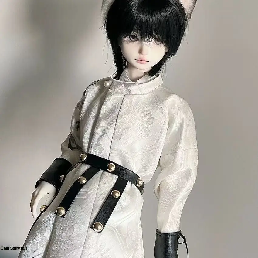 Antique Style 1/4 Bjd Doll Costume 45Cm Jacket+Inner Layer+Pants+Belt 4-Piece Set Dress Up Game Toy Bjd Doll Accessories No Doll