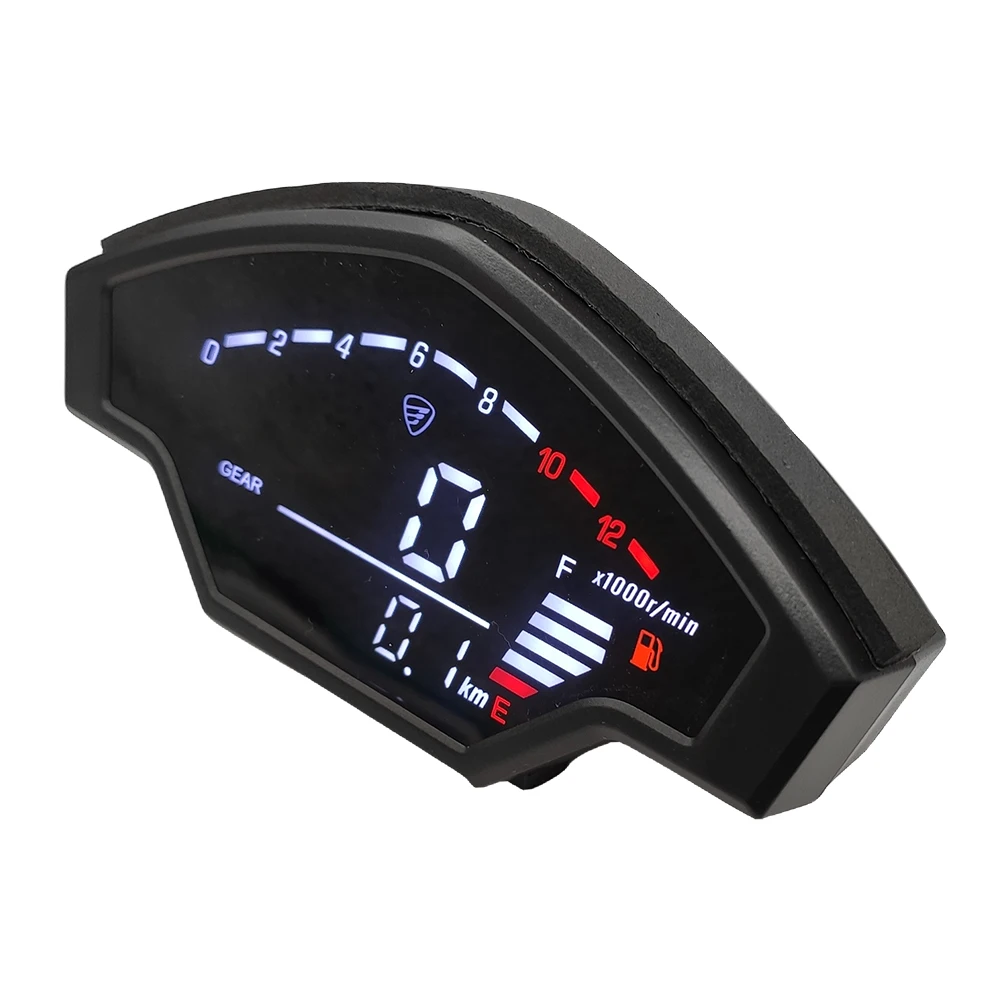 Motorbike Tachometer Odometer LCD Display Electronic Tachometer Odometer Waterproof High Precision for Vortex200