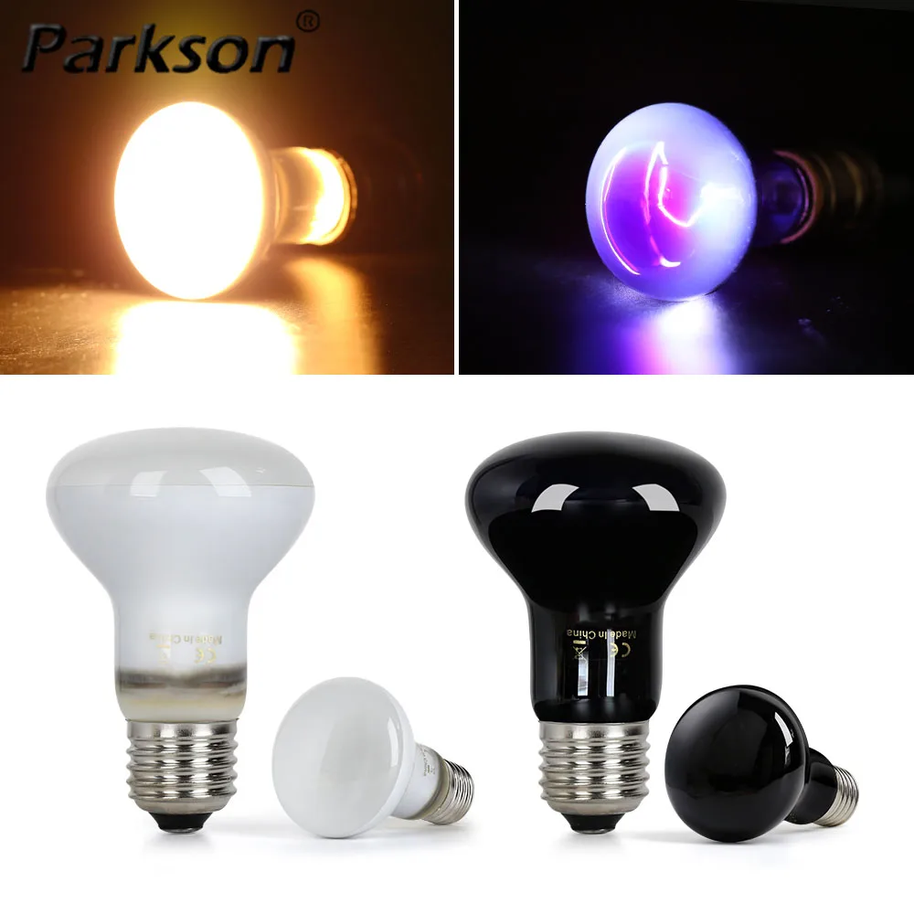 Лампы рептилии лампа черепаха Basking 220V 75W UVA лампочки амфибии ящерицы контроллер температуры Пэт лампы нагрева света