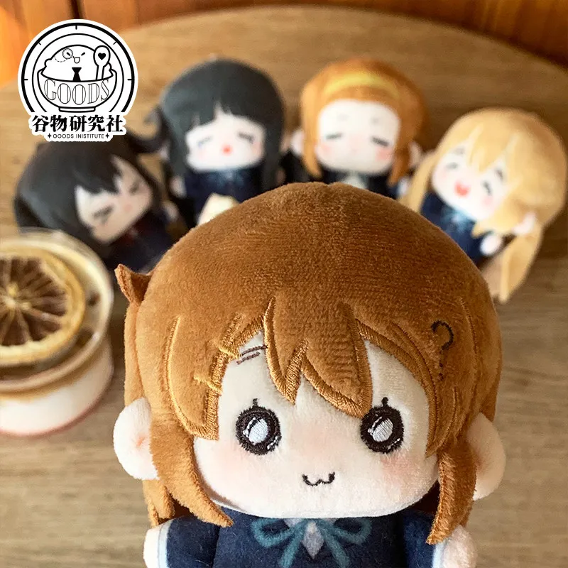 K-ON Anime 10cm Plush Doll Yui Mio Ritsu Tsumugi Azusa Mini Chibi Stuffed Plushie After School Tea Time Collection Toy Gift