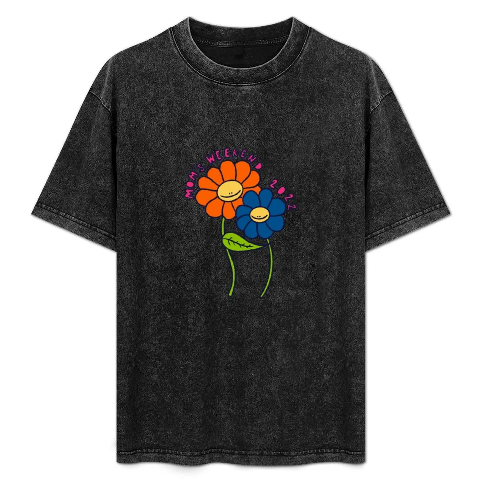 

Mom's Weekend Flower T-Shirt Novelty Graphic Tee Shirt