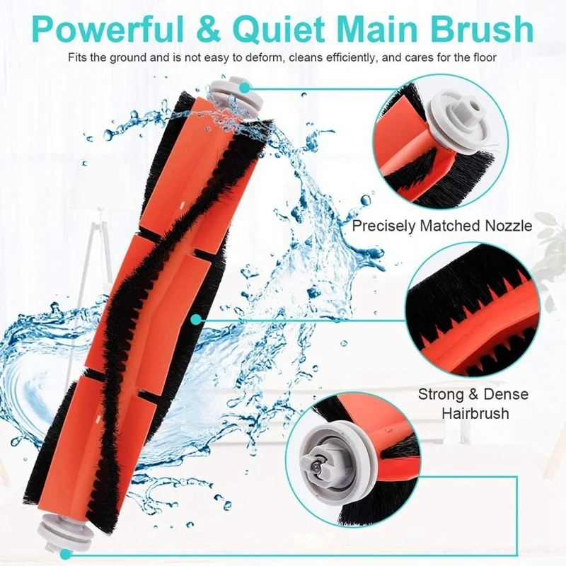 Комплект аксессуаров для робота-пылесоса Xiaomi Roborock S6 Maxv S6 Pure S6 E4 S5 S5 Max E35 E25 E20 S50 S51