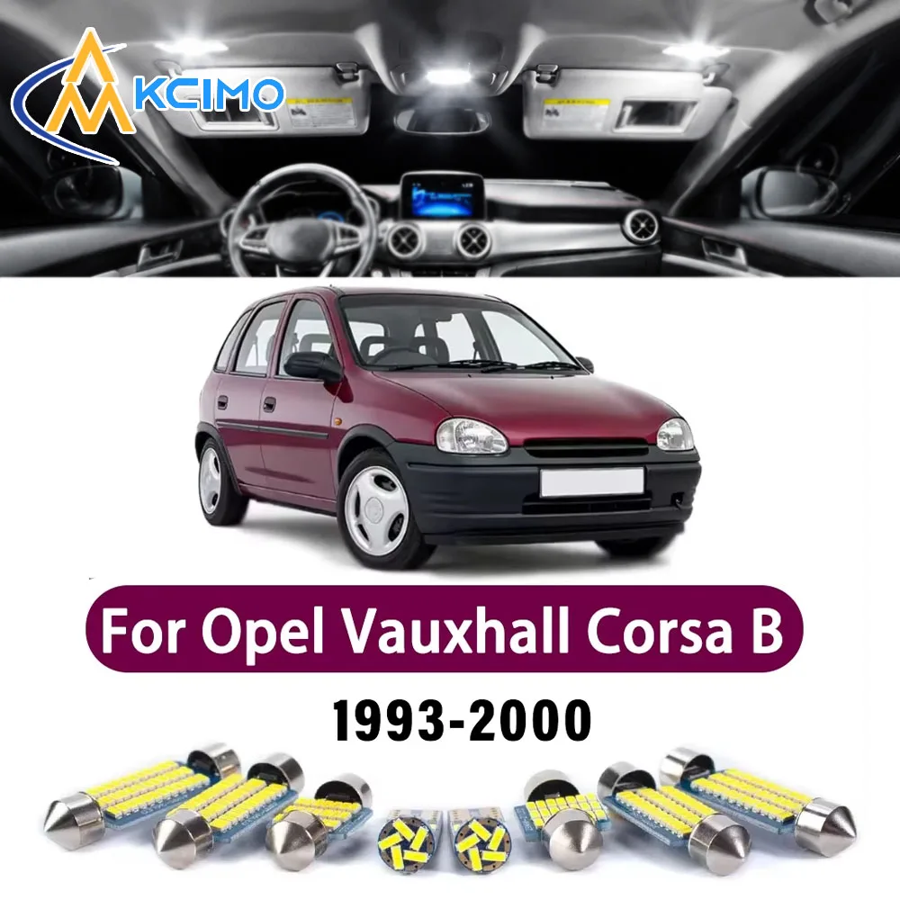 High-Quality Light Bulb For Opel Vauxhall Corsa B 1993-2000 Premium Interior Mirror Trunk Bright Error-Free LED Safer Lights