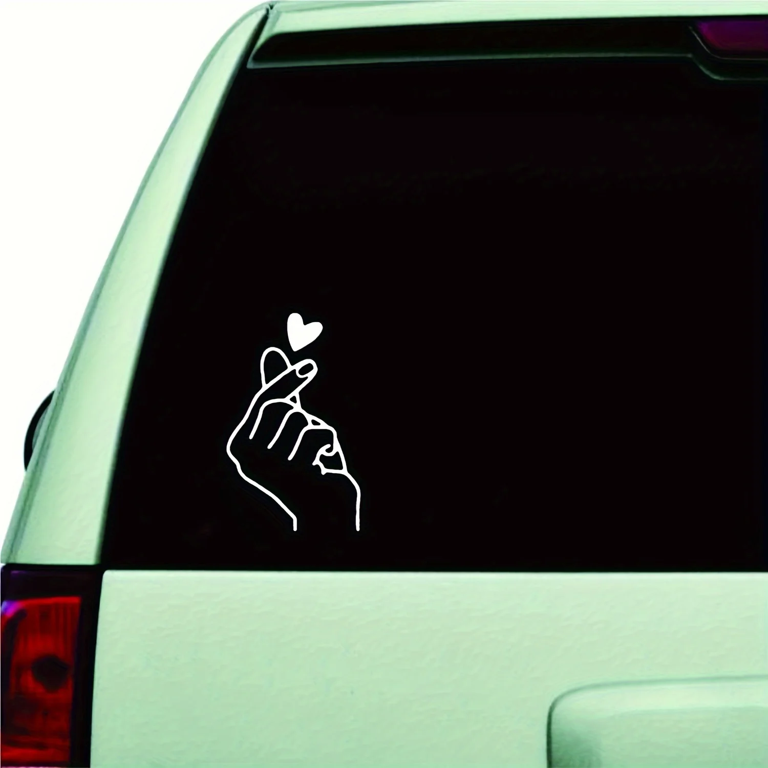 Funny Hand Gesture Sticker 1PC Palm Sign Vinyl Decal Waterproof Black Silver Holographic Car Motorcycle Auto Decor