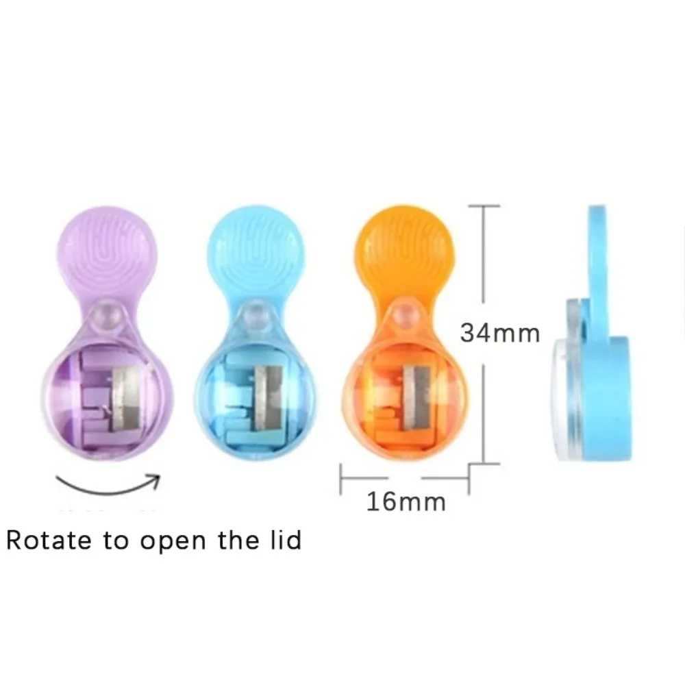 Mini 2.0mm Mechanical Pencil Sharpener Set Thick Pencil Lead Multicolour Sharpener School Supplies Tools Korean Stationery Gifts