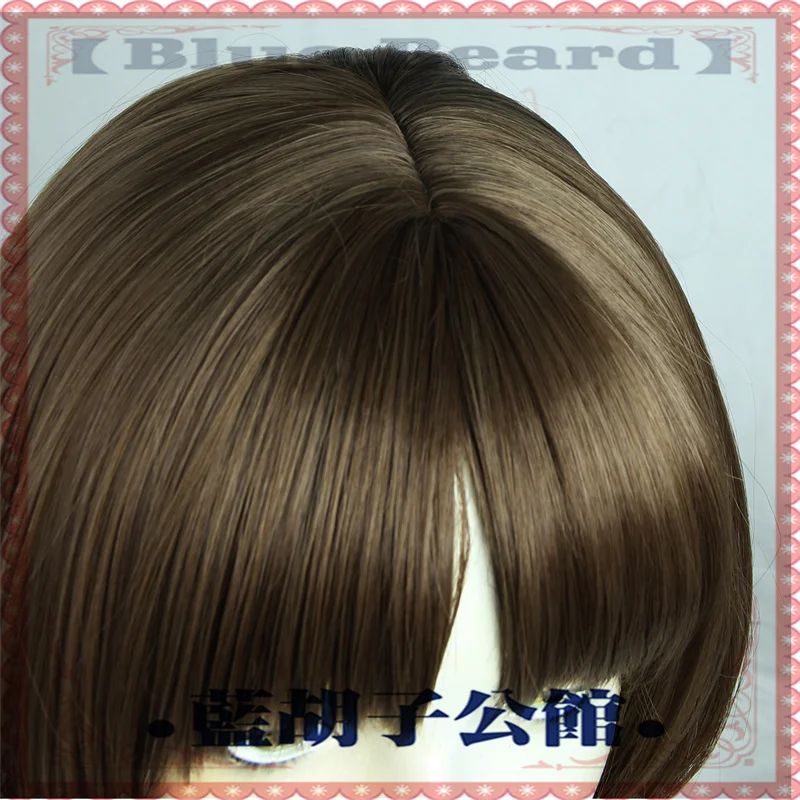 Princess Mononoke San Cosplay Wig Wolf Girl Heat Resistant Synthetic Hair Halloween + Wig Cap