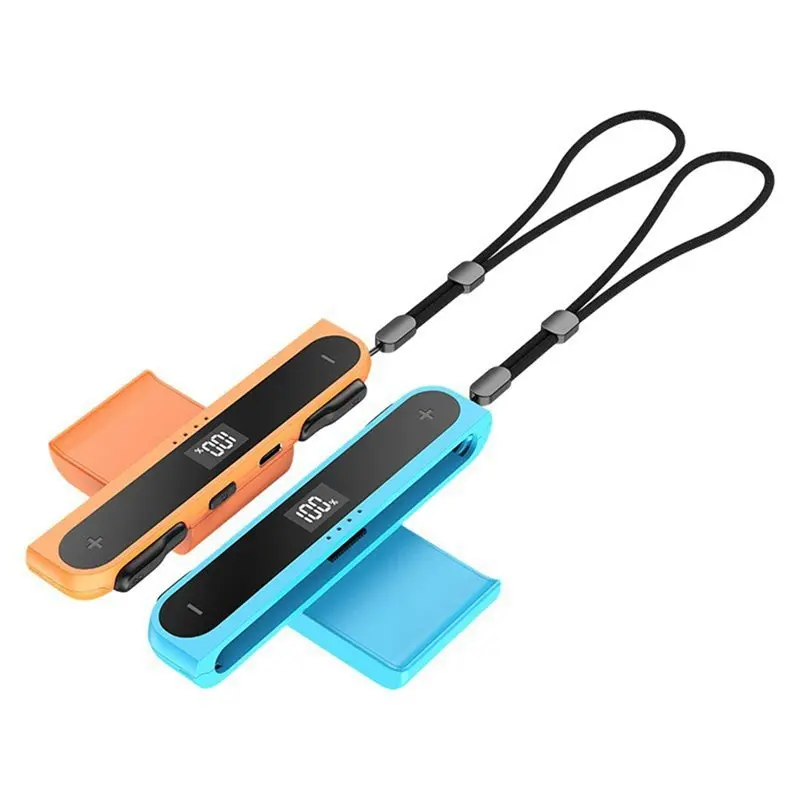 CABE-Charging Performance Is Stable For Switch 2 Left And Right Handles Power Bank Strap And Lanyard Pair For Switch 2 Blue