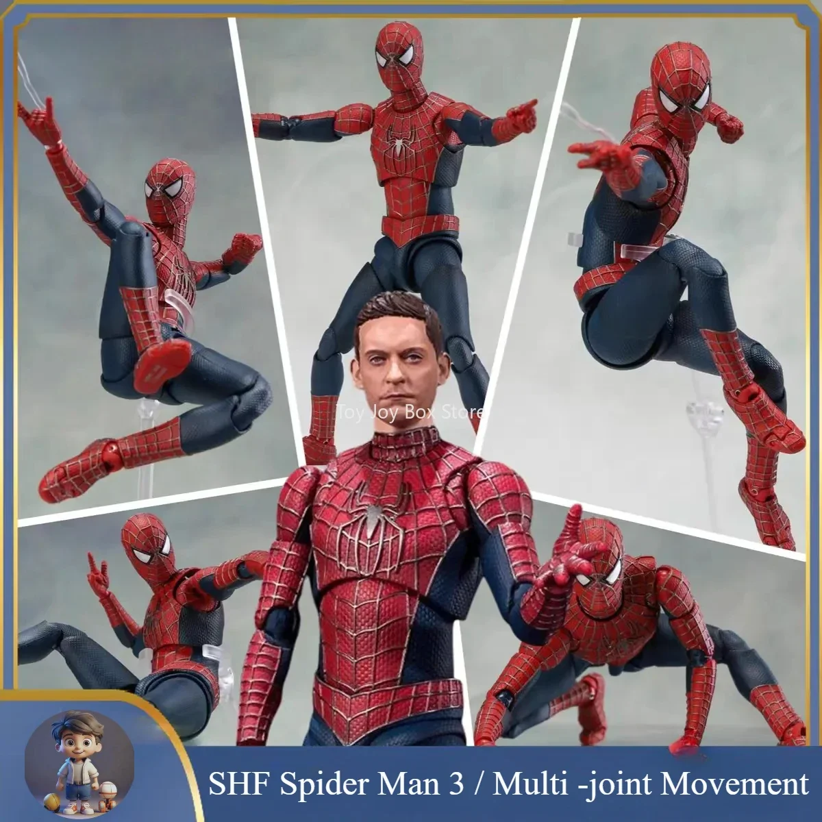 Marvel Spider-Man 075 The Amazing Spider-Man Comic Version Jointed Action Figure Model Toy 16cm Spider-Man Doll