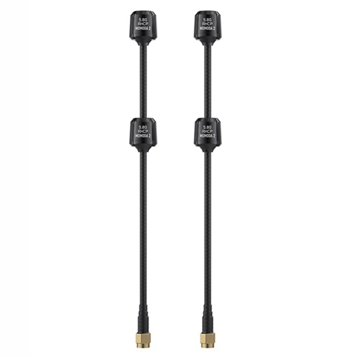 

B94A 2PCS Momoda2 5.8G Dual Antenna LHCP SMA Dual-Core RF for DIY RC FPV Drone Quadcopter Freestyle Accessories LHCP