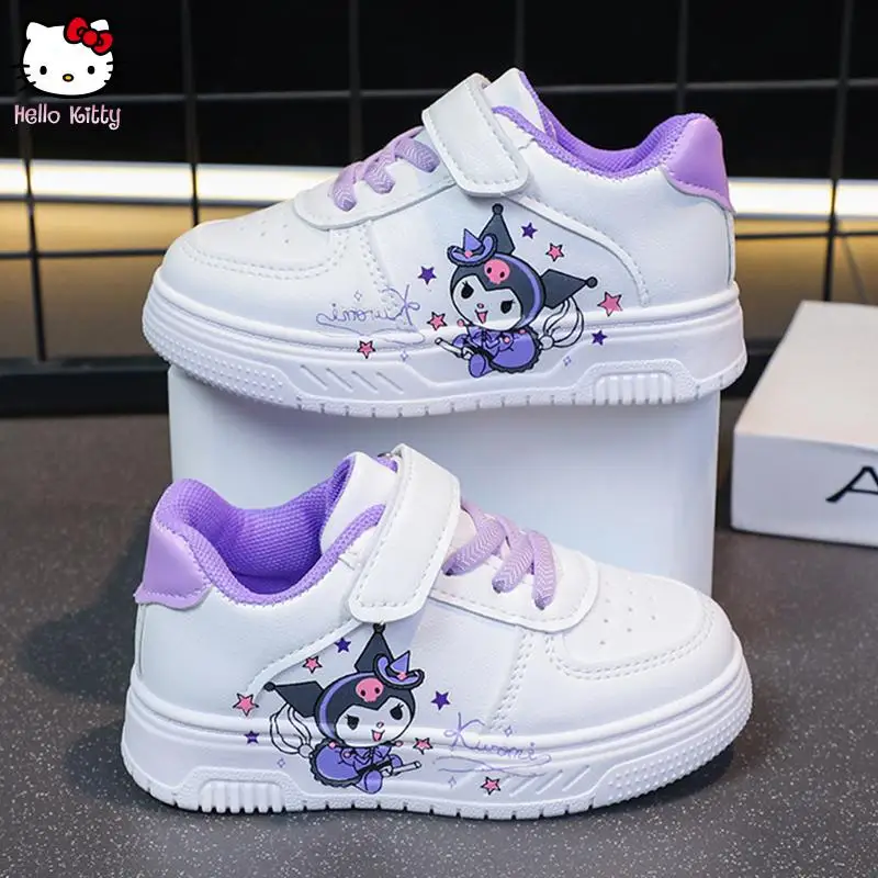 

Sanrio Kuromi Children's Sneakers Girls Boys Shoes Casual Basketball Kid Running Fashion Sports Girls Shoes Gift Melody Cartoon