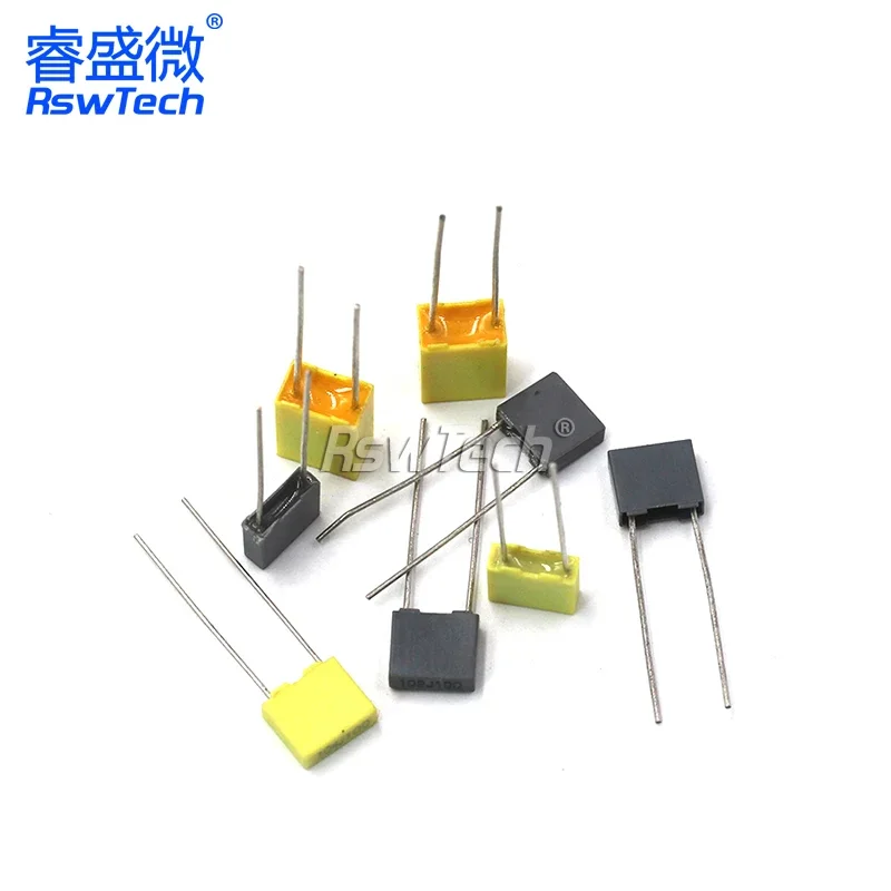 10pcs Safety capacitors 63V 100V 5MM pitch Small size High insulation resistance, long life