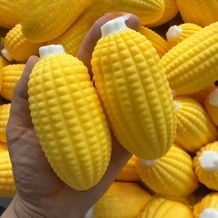 Crunchy Squishy Corn Stress Ball Squeeze Toy Anxiety Relief Fidget Sensory ASMR Toy Soft Hand Play Toy for Kids Adults image 6