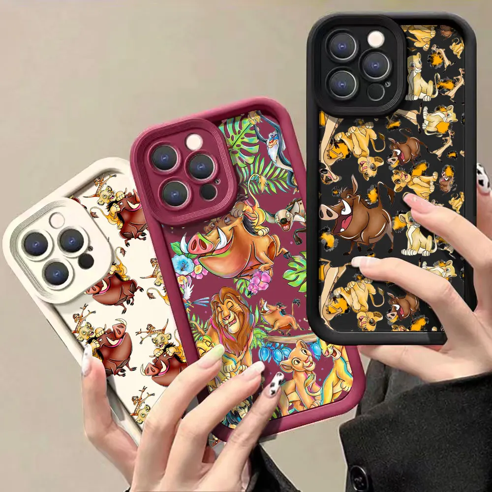 The Lion King Hakuna Matata Case For VIVO Y100 Y93 Y91 Y81 Y78 Y77 Y76 Y75 Y72 Y51 Y50 Y36 Y35 Y27 Y22S Y21 Y20 Y19 Y17 5G Cover