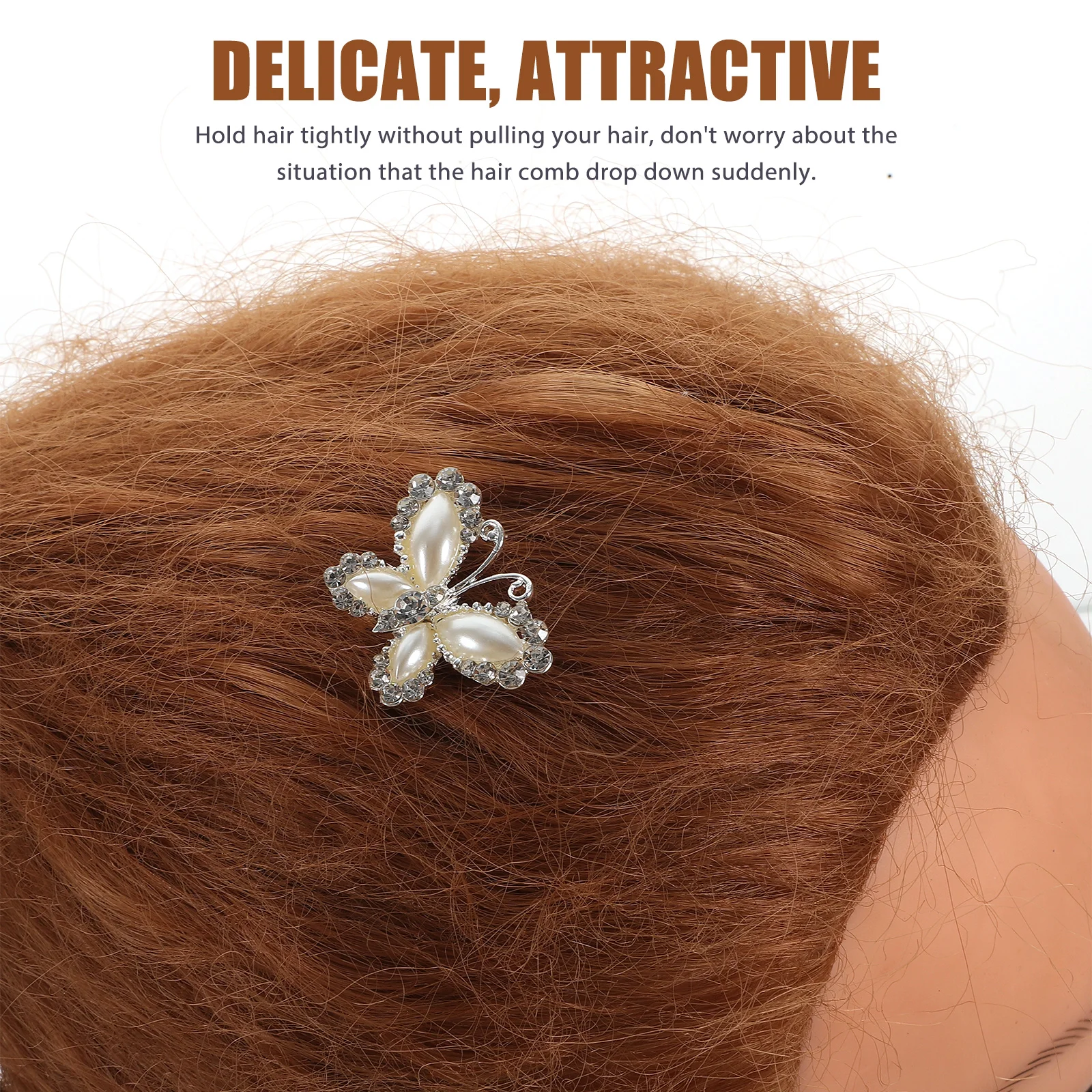 

3 Pcs Combs Rhinestone Pearl Wedding Bridal Accessories Women Jewelry Pearl Hair Comb Side Bun Hairstyle Elegant Fashion