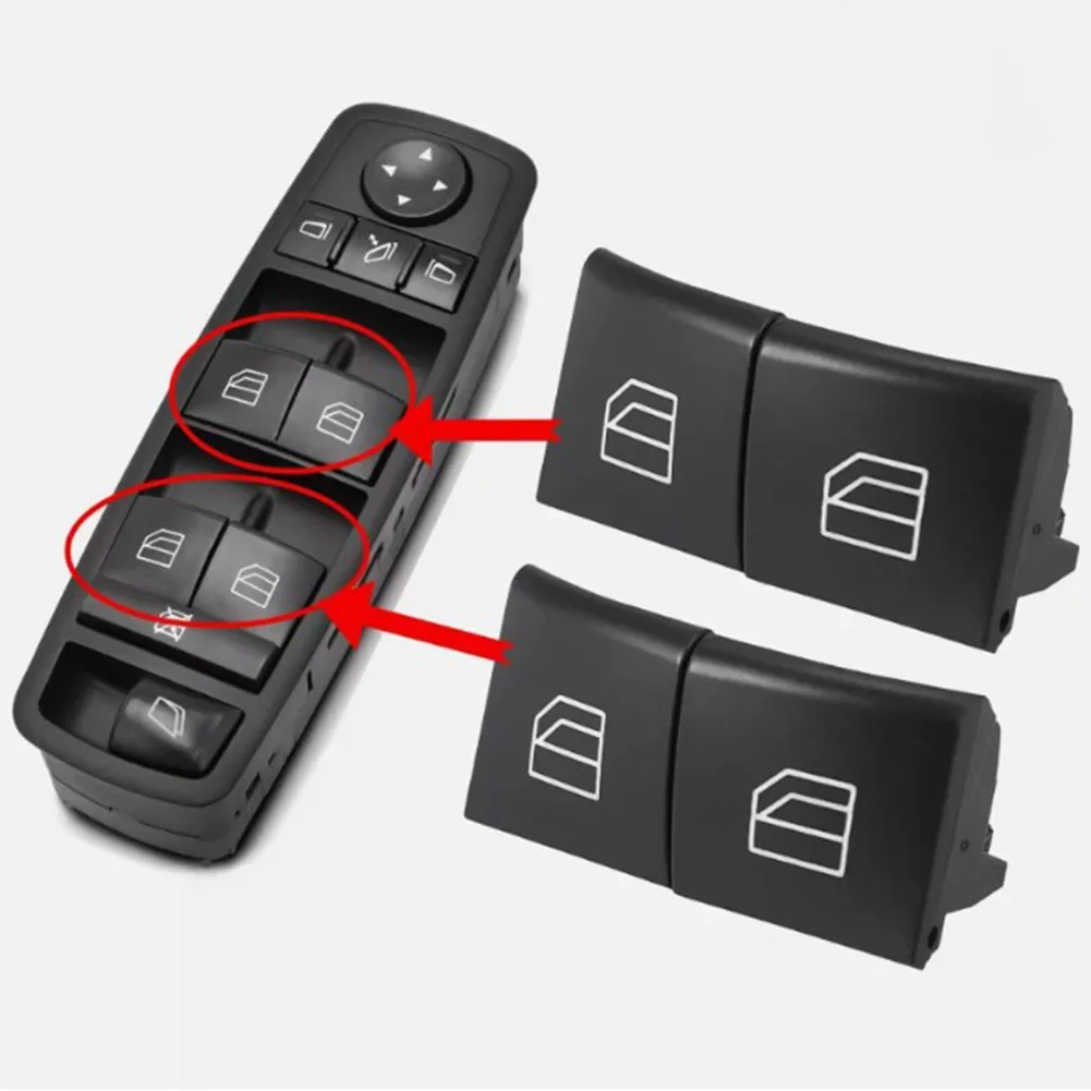 4PCS Window Switch Repair Button Cap For Mercedes For ML For GL R W164 W251 X164 2518300390, 2518300590