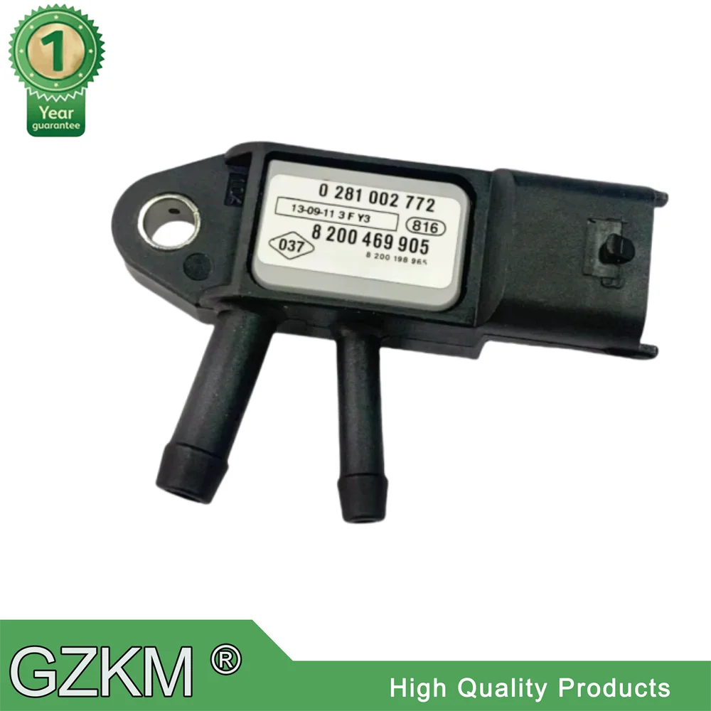 OEM 0281002772 8200469905 DPF Exhaust Pressure Sensor For N-issan Qashqai X-TRAIL KOLEOS R-enault MEGANE VITARA 1.5 1.6 1.9 2.0