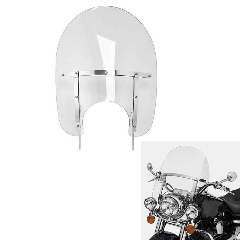 

Clear Windshield Windscreen Fit For Harley Touring Road King 1994-2025