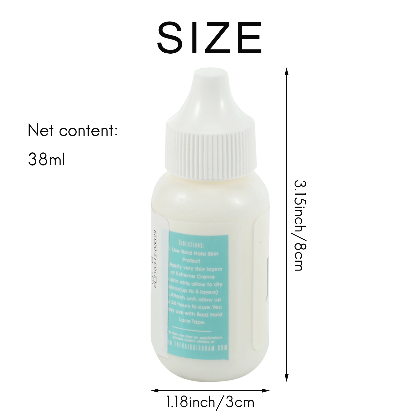 ใหม่ล่าสุดหมวกวิกผมลูกไม้ Toupee กาวกาวผมเปลี่ยนกาว Extra Moisture Control วิกผมกาวสําหรับวิกผม 38ML