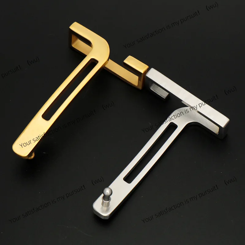 Belt buckle men's buckle stainless steel letter T-shaped  3.5/3.8CM smooth belt head