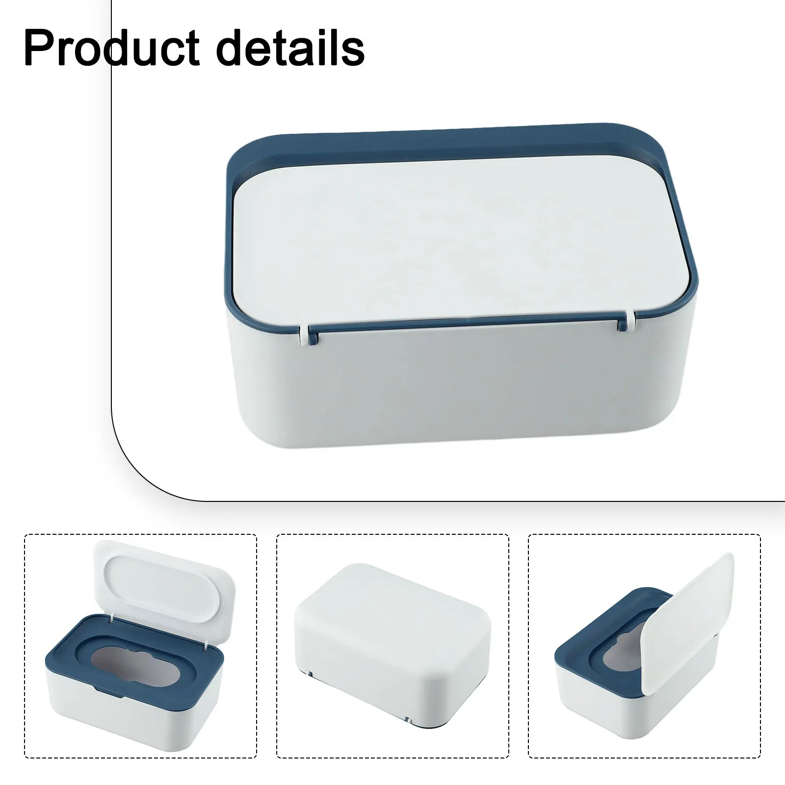 

Easy Clean Baby Wipes Holder Clean Wipes Case Moist Wipes Container Baby Wipes Holder Effective Seal Anti-Skid Feet
