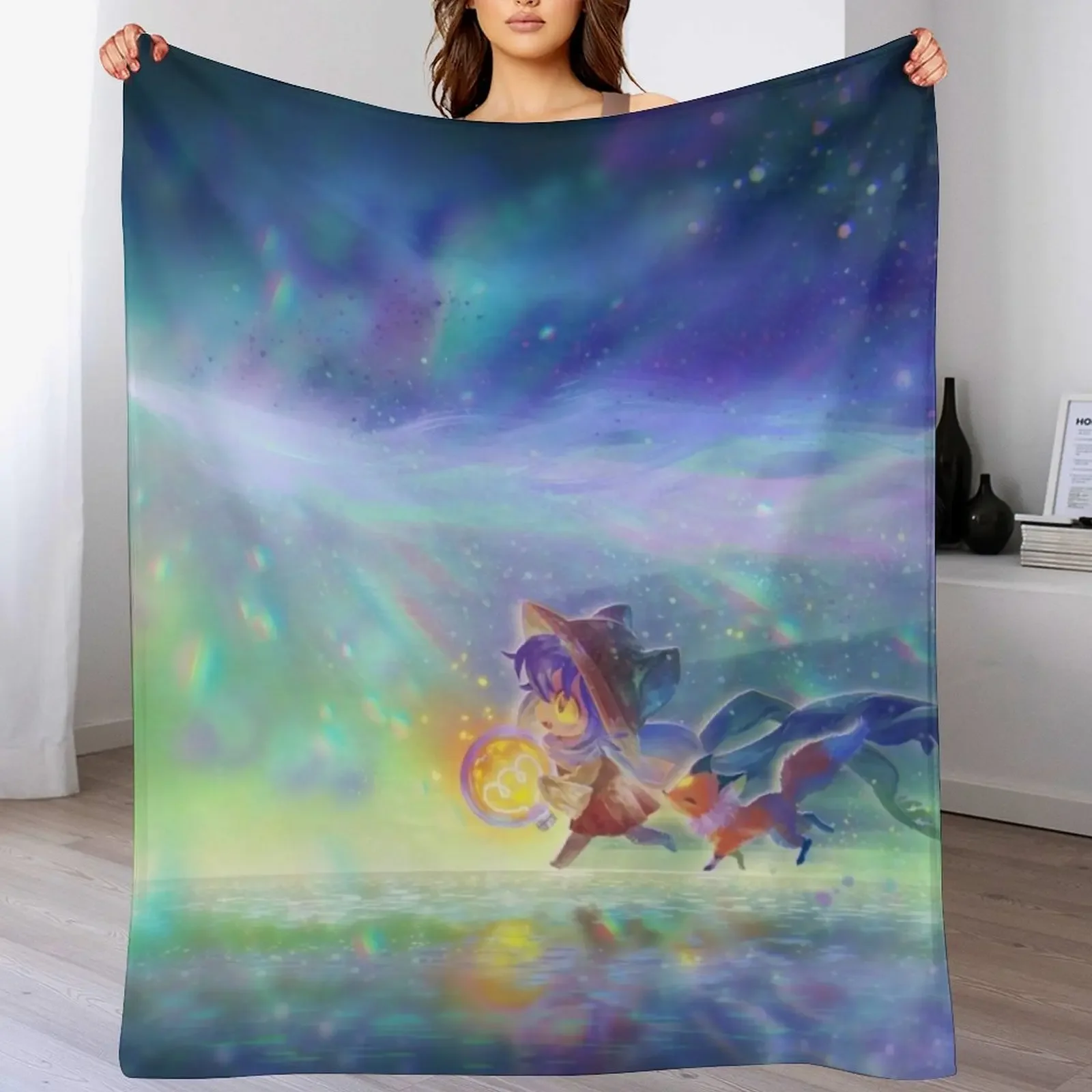 

OneShot - Niko, Rue, and you Throw Blanket blankets and throws Baby Hairys cosplay anime Blankets