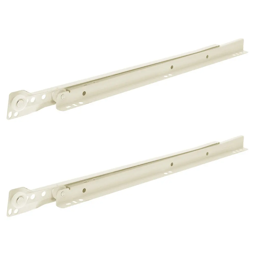 

2Pcs Drawer Rail Slide Track Heavy Duty Two Section Slide Rail Household Keyboard Tray Drawer Replacement Rails Smooth Operation