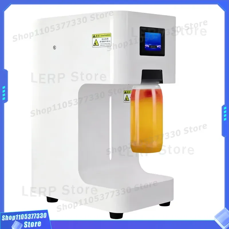 Smart Chip Automatic Cup Sealing Machine Anti Corrosion Metal Body No Manual Adjustment Needed Fast Distribution For Milk Tea