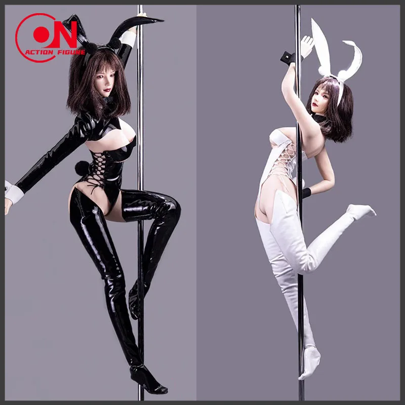 ชุดเจลโค้ทแบบชุดนักเรียนหญิงกระต่าย Ncctoys CCN6026 ขนาด 1/6 สำหรับตุ๊กตาแอคชั่นฟิกเกอร์หญิงขนาด 12 นิ้ว