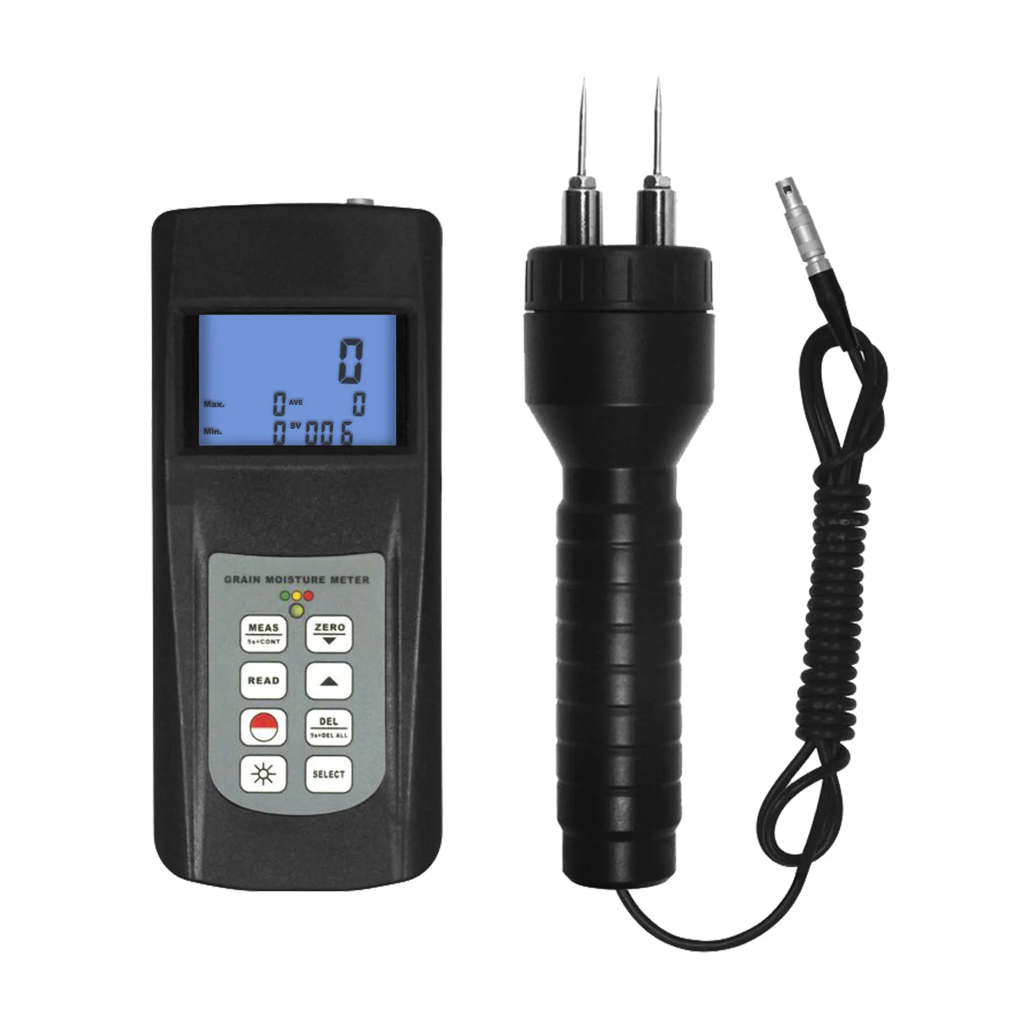 MC7828P Pin Type Moisture Meter with Storage and Statistical Functions