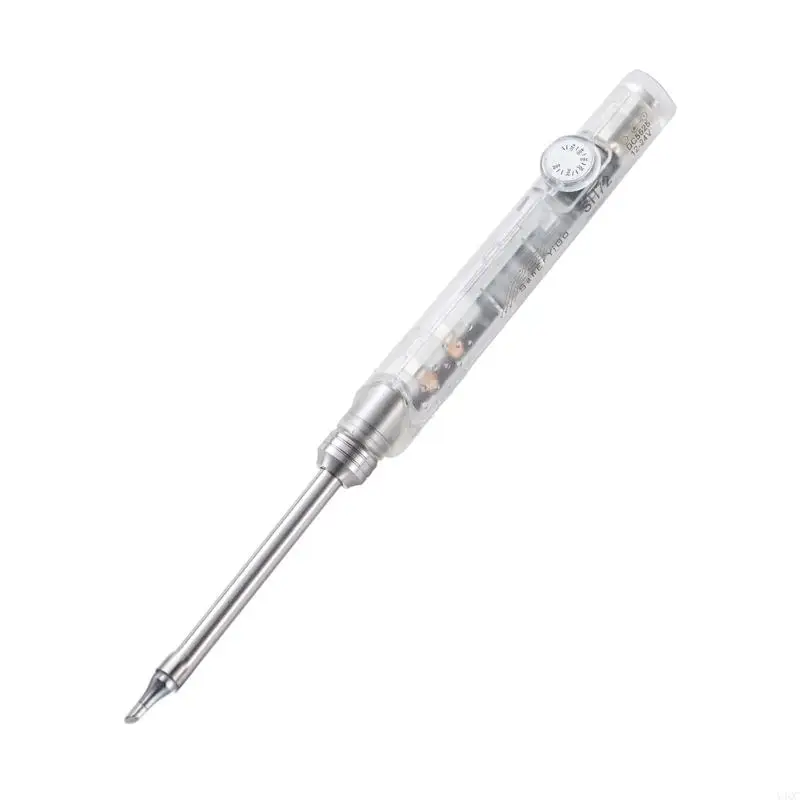 Ferro solda elétrica portátil 65W com aquecimento rápido e temperatura ajustável Y4QC