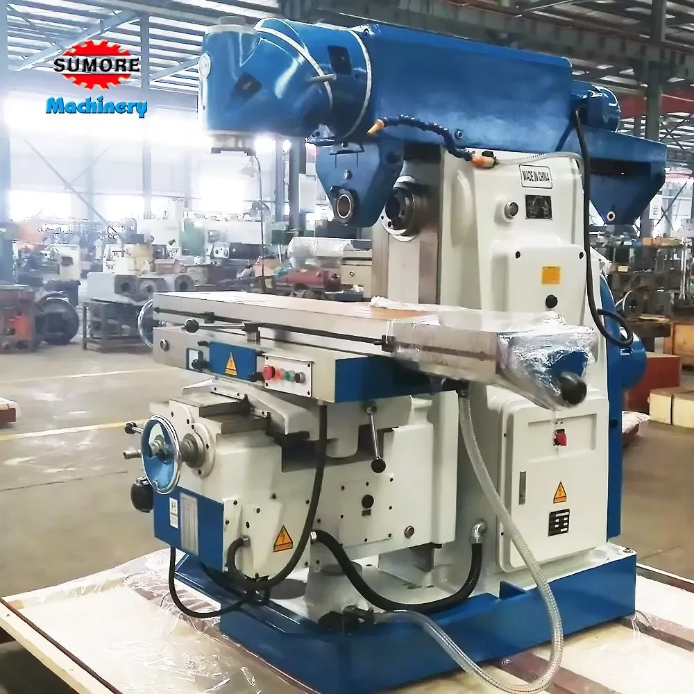 X6240 X6140 High Precision Manual Metal Mills Universal Rotary Head Milling Machine Sumore Sp6240