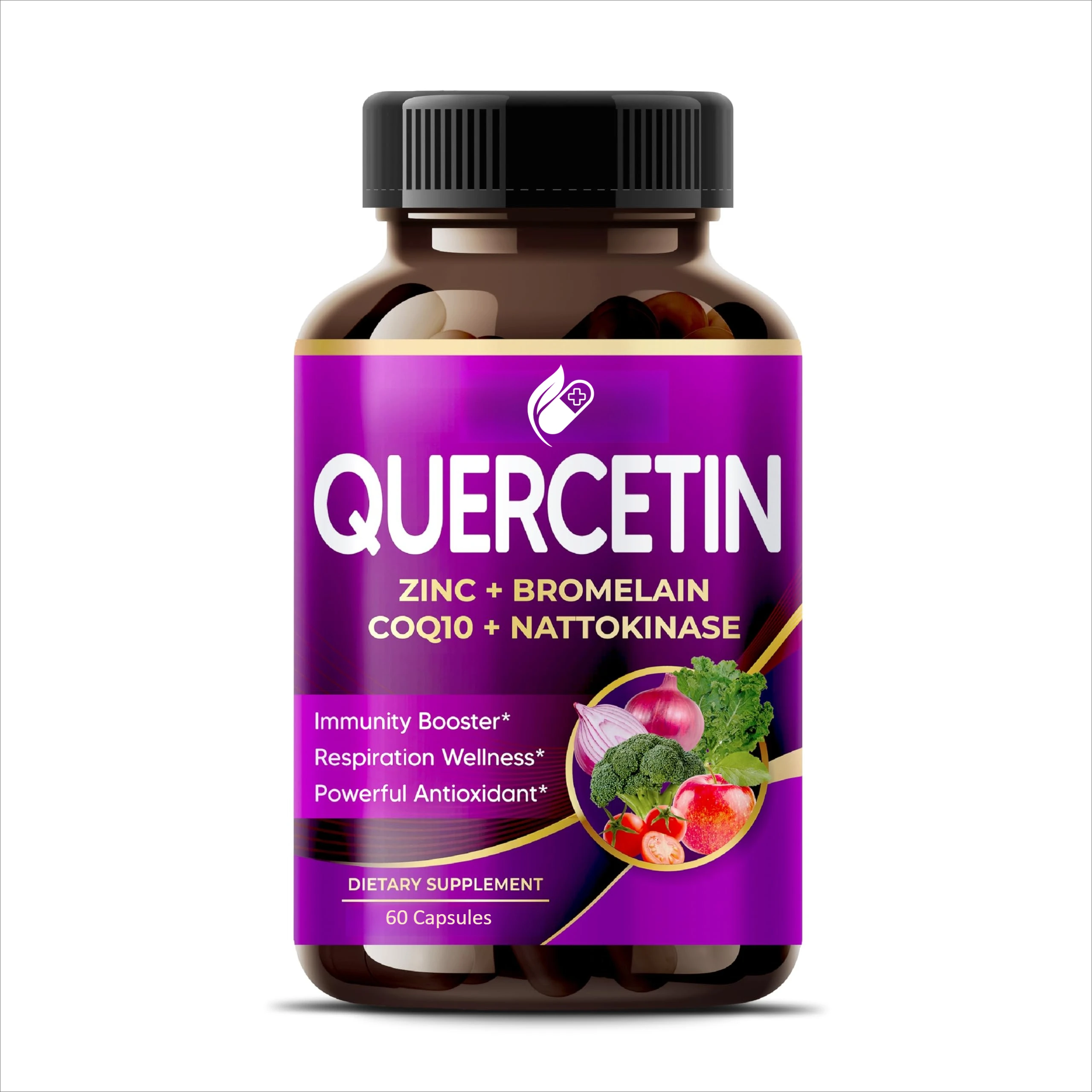 

Quercetin Capsules - Supports Antioxidant Status, Cardiovascular & Immune Health