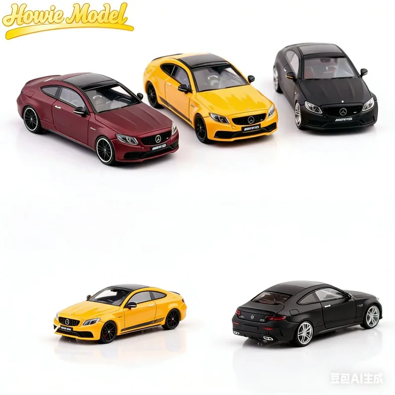 

Howie Model HM 1:64 C63S AMG W205 Cast Alloy Car Model - A Boys' Holiday Gift Toy Collection Decoration Piece.