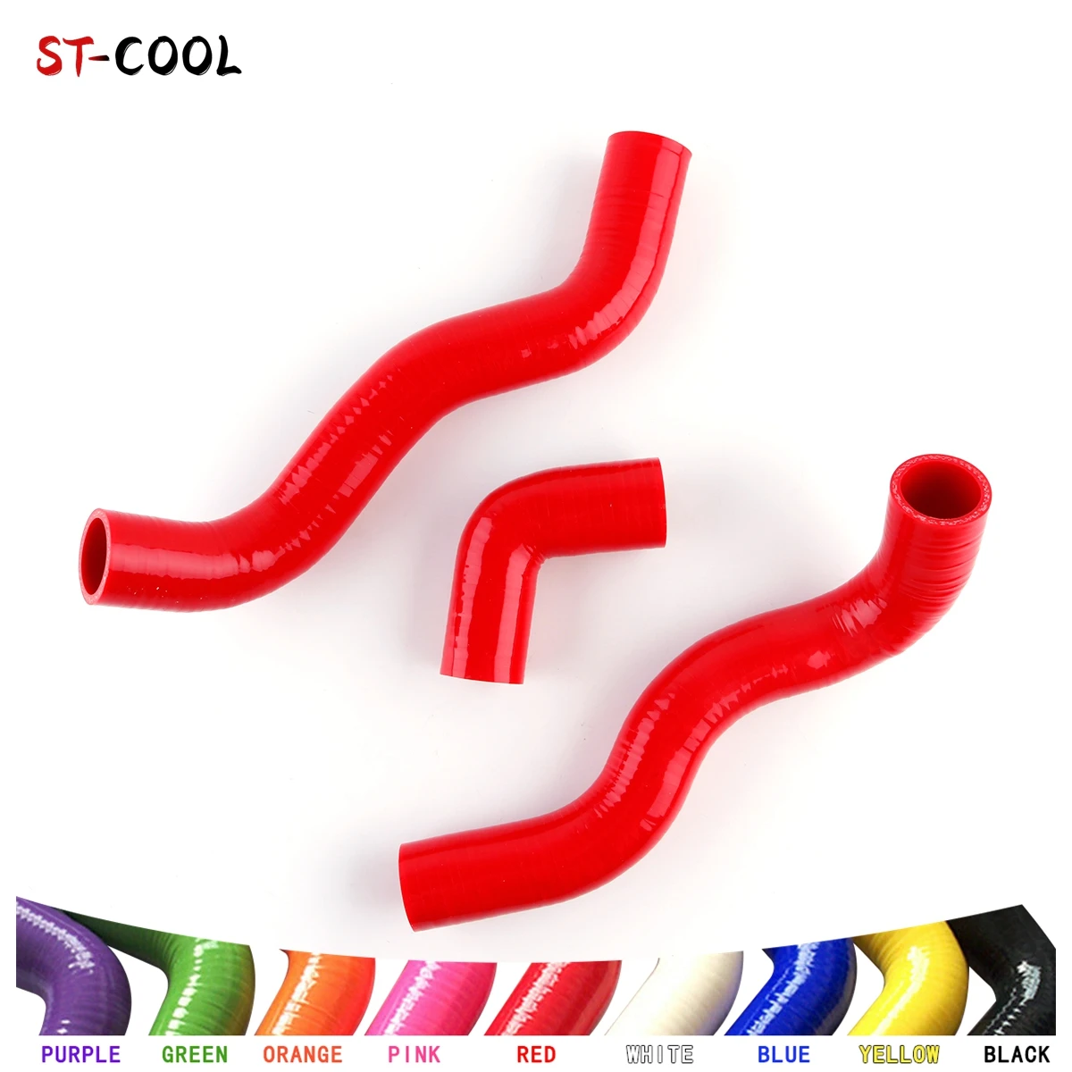 

For Fiat Uno Turbo IE MK1 1.3 1985-1991 1986 1987 1988 1989 1990 Radiator Hose Kit Silicone Tubes Pipes 3Pcs 10 Colors