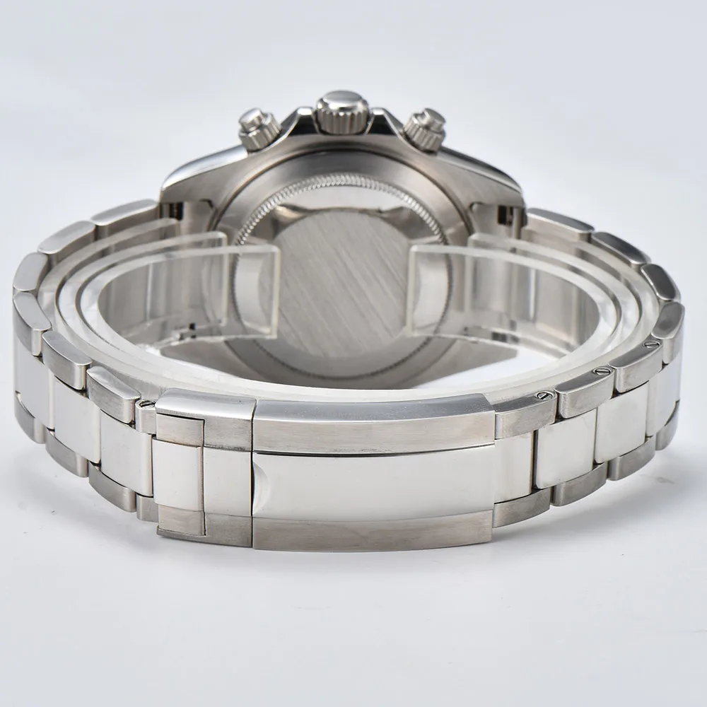 Роскошные часы vk63, кварцевые часы с хронографом, деловые часы, мужские спортивные часы VK63, сапфировое стекло, циферблат даты, керамический безель, часы vk63