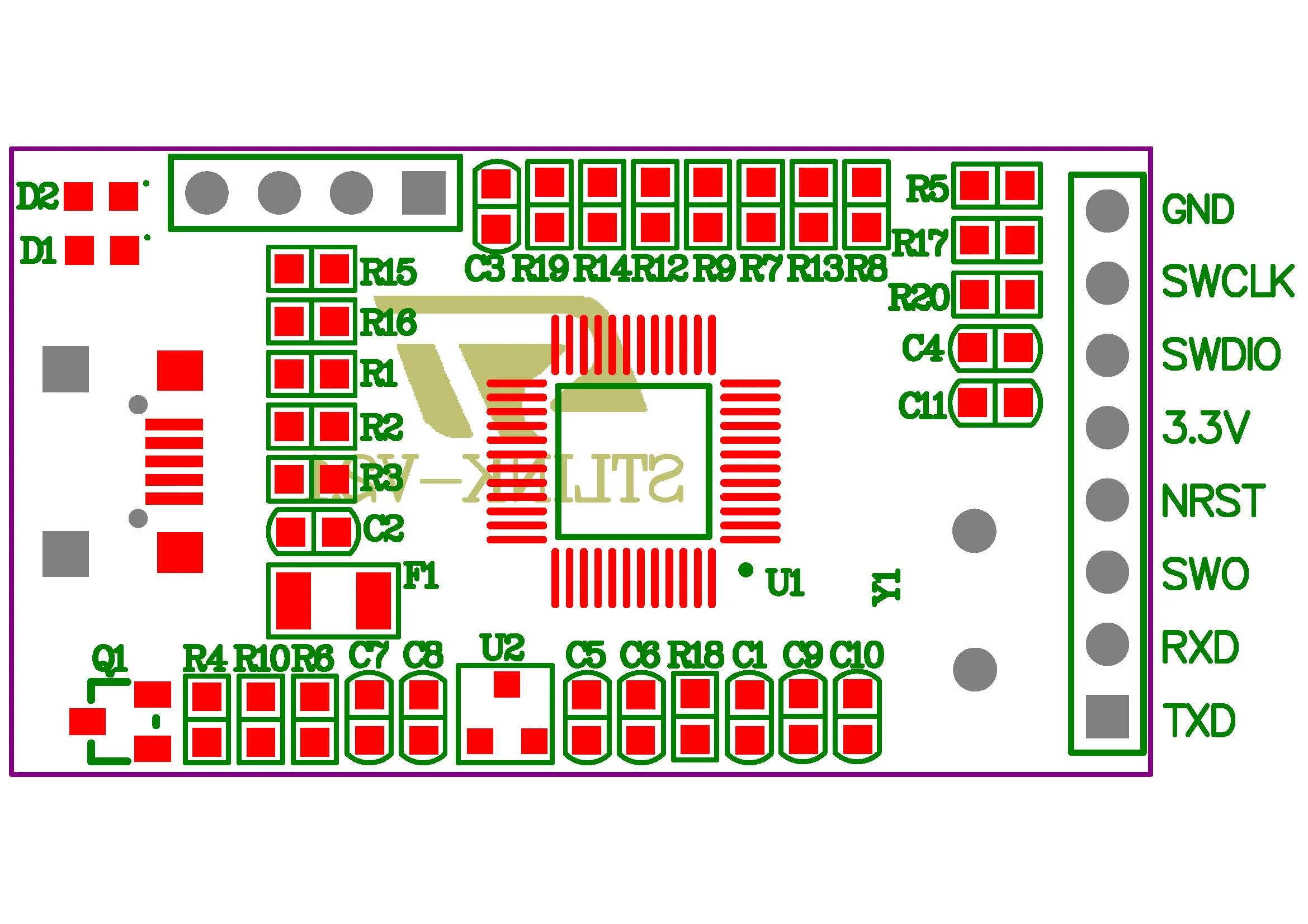 STLINK моделирование ST LINK V2.1 STM32 симуляция отладки прошивки KEIL5 новый виртуальный последовательный порт