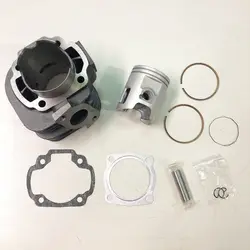 52mm Bore Motorcycle Piston Cylinder Assembly For YAMAHA Polaris Predator 90 Sportsman 90 JOG 90 XH90 90CC 2-stroke Scooter