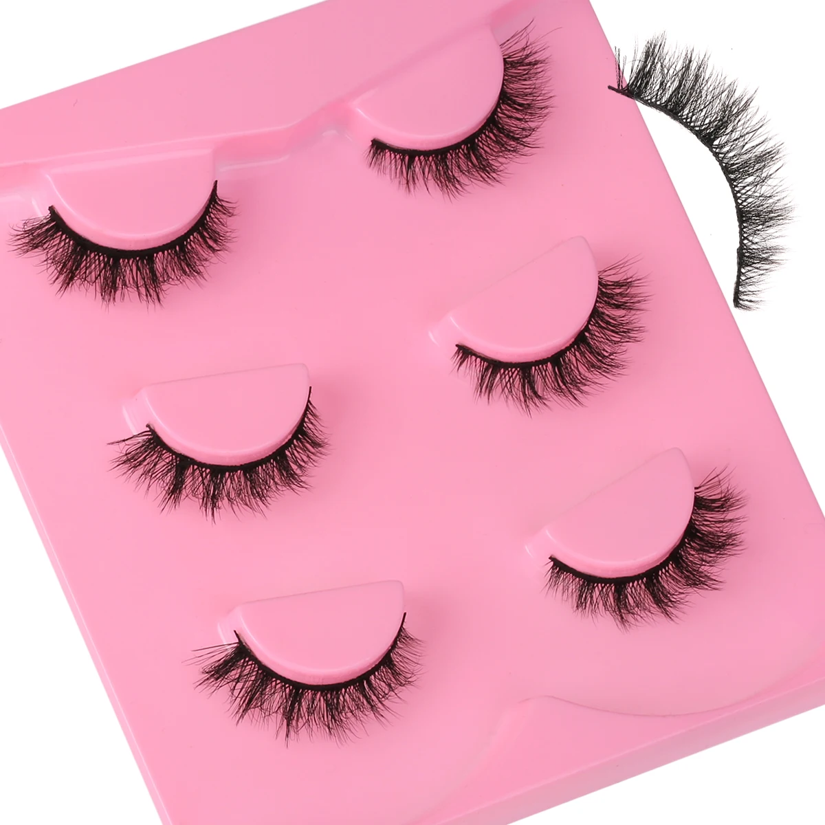 SEXYSHEEP Cat Eye nepwimpers Natuurlijke look Lange Manga-wimpers, cospaly Pluizige 3D-wimperaccessoires Faux nertsenwimpers