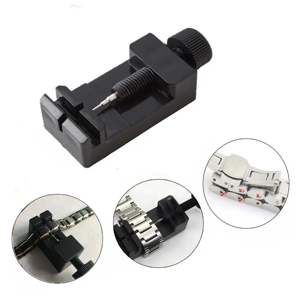 Professional Watch Band Bracelet Link Remover Spare Pins Watch Movement Remove Band Straps Watch Adjust Repair Tool