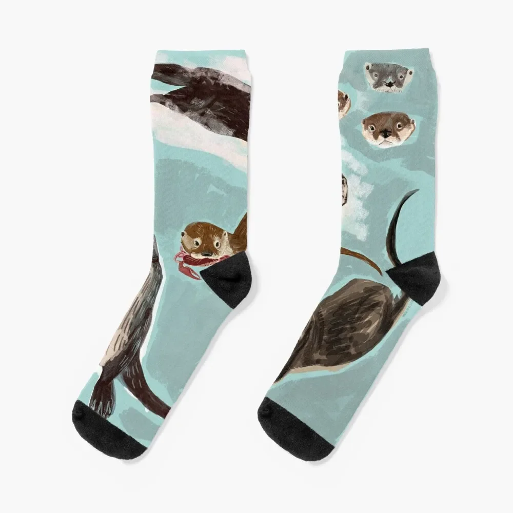 

New World otters Socks set halloween Running Socks For Man Women's