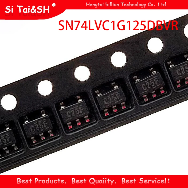 10 pezzi SN74LVC1G125DBVR SOT23-5 C25F 74LVC1G125 SOT schermo SOT23