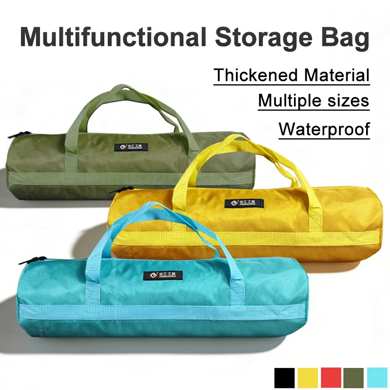 Waterproof Tool Bag Durable Oxford Cloth Large Capacity Travel Carry Bag Multifunctional Storage Bag for Fishing Outdoor Sports