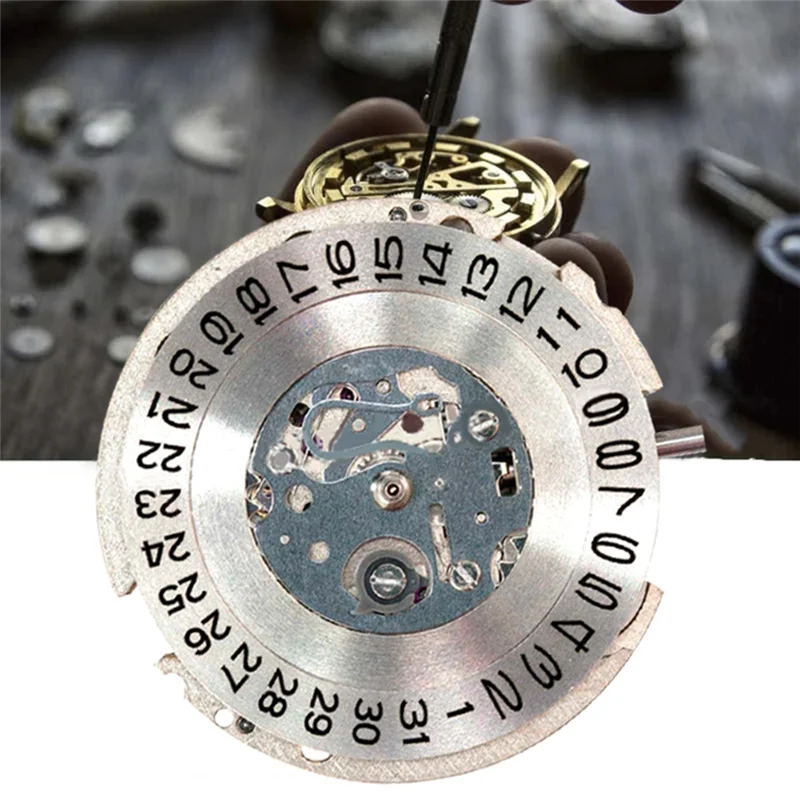 

【Покупница-Фаворит!】NH15A/NH15 Однокалендарный трехконтактный высокоточный механизм для часов Замена механического механизма часов