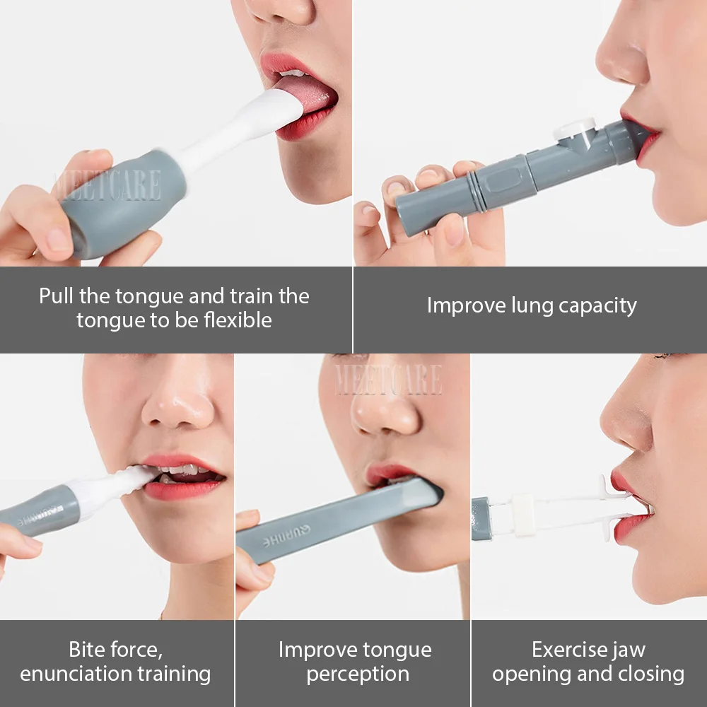 Lips Tongue Muscle Perceiving Trainer Recovery Oral Mouth Muscle Trainer Massager Brush Care Oral Perceiving Training