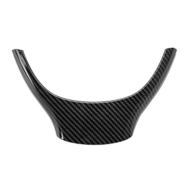 Carbon Fiber Car Interior Steering Wheel Decoration Strip Frame Cover Trim Sticker for-BMW 5 7 Series F10 F11 F01 F02 A